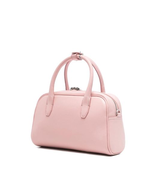 Amiri Pink Ma-Plaque Leather Tote Bag