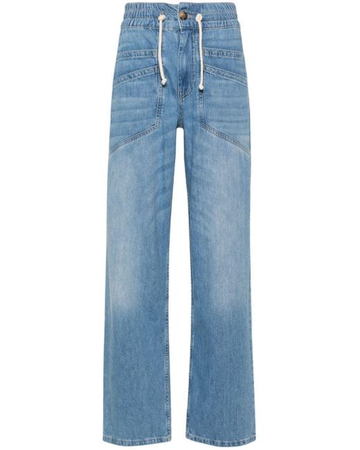 Ba&sh Blue Mima Straight-Leg Jeans
