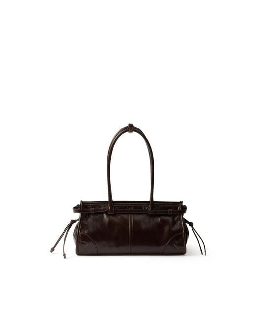Prada Black Medium Bonnie Tote Bag