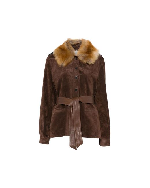 Saint Laurent Brown Jackets