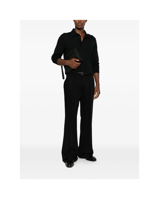 Tom Ford Black Polo Shirts for men