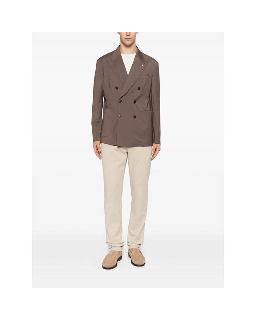 Canali Natural Chinos Cotton for men