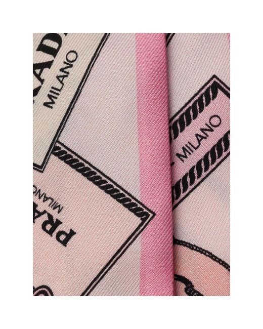 Prada Pink Scarves