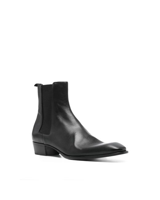 Saint Laurent Black Trainers for men