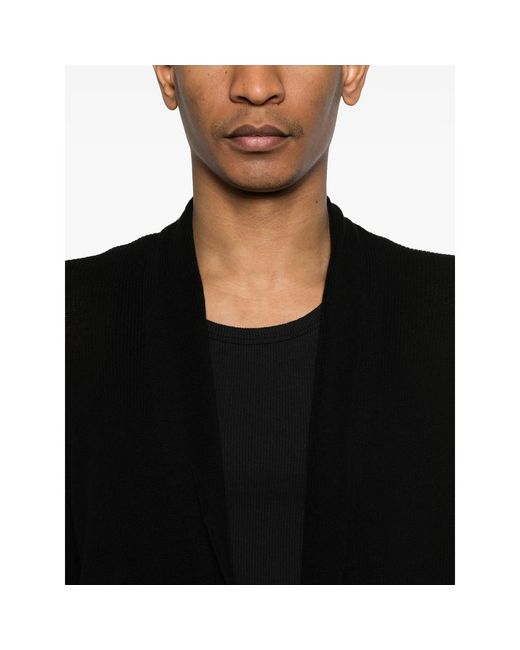 Roberto Collina Black Cardigan for men