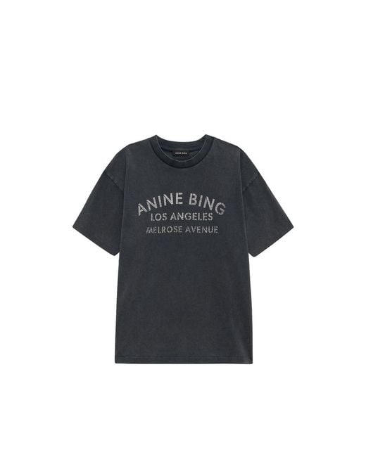 Anine Bing Blue T-Shirt Cotton