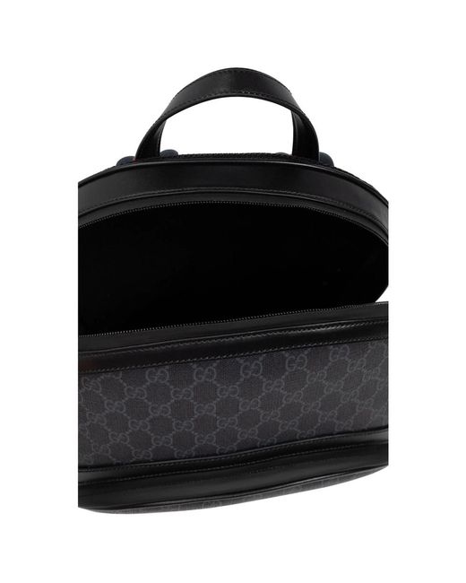 Gucci Black Gg Backpack for men