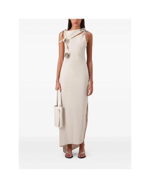 Coperni White Dresses Neutral
