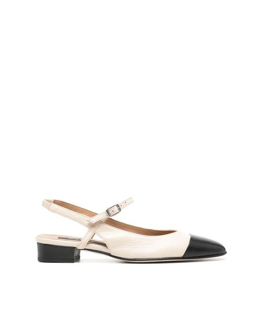 CAREL PARIS Natural Leather Pumps