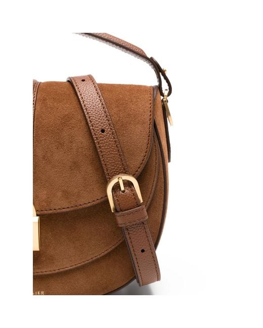 DeMellier London Brown Siena Saddle Cross Body Bag
