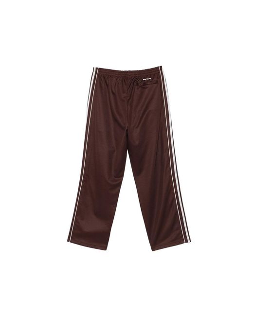 Adidas Brown Wales Bonner Side-Stripe Track Pants for men