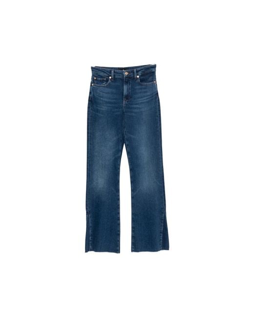 7 For All Mankind Blue The Leggy Bootcut Jeans