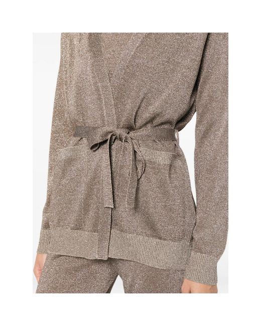 Missoni Brown Belted Cardigan