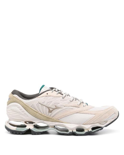 Mizuno White Wave Prophecy Panelled Sneakers for men