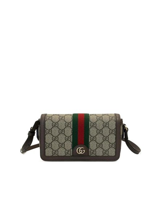 Gucci Green Neutrals Shoulder Bags