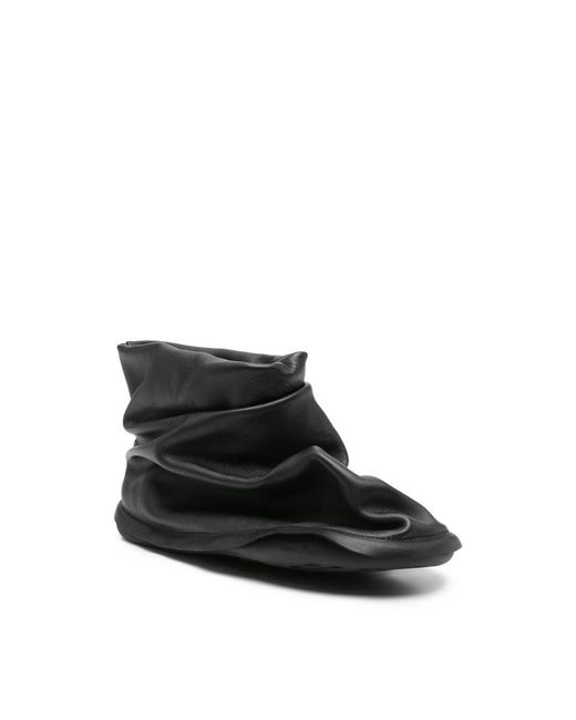 Camper x Issey Miyake Black X Issey Miyake Peu Form Calf Leather Boots