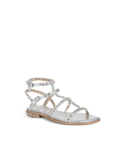 Ash White Ankle-Strap Sandals Precious08