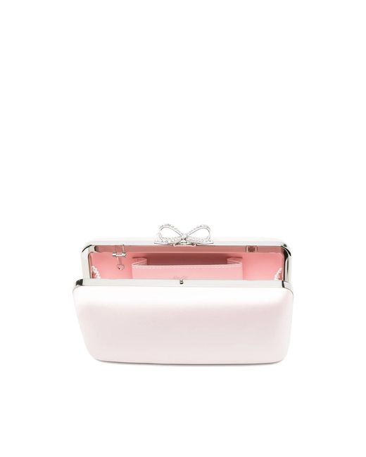 Self-Portrait Pink Clutch Bags