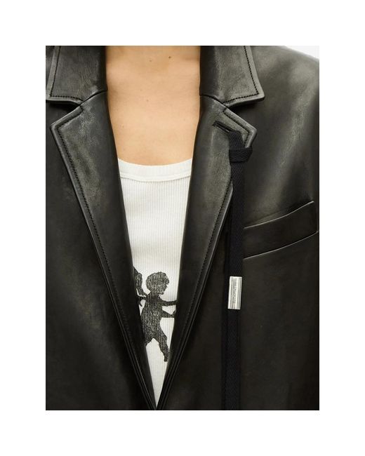 Ann Demeulemeester Black Coats