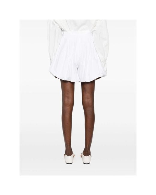 Thelatest White Dafne Poplin Shorts