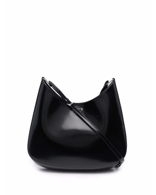 Prada Black Maxi Cleos Shoulder Bag