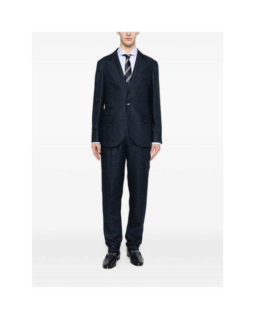 Brunello Cucinelli Blue Suits for men
