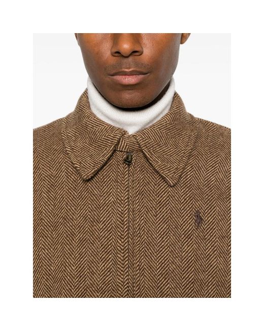Ralph Lauren Brown Patterned Jacket for men