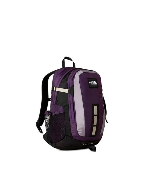 The North Face Purple Hot Shot Backpack for men