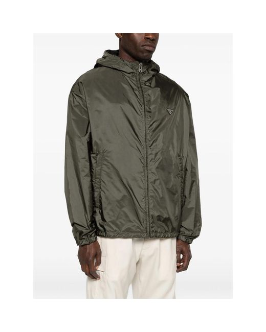 Prada Green Jackets for men