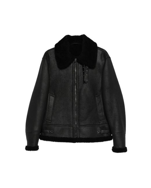 Eraldo Black Wright Suede Jacket for men