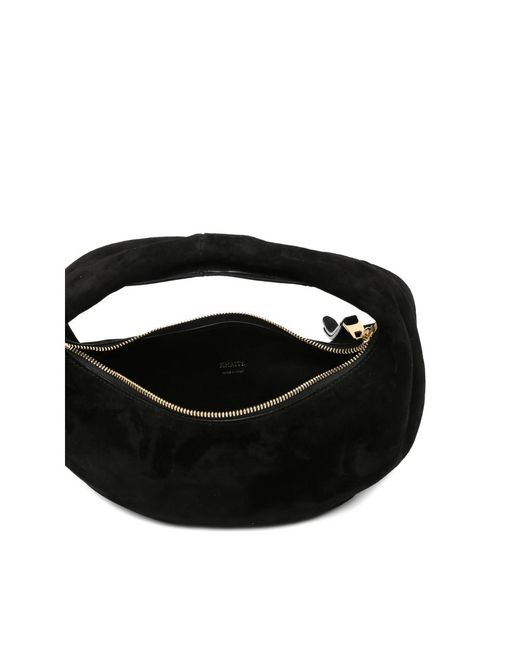 Khaite Black Tote Bag Suede