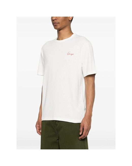 KENZO White T-Shirts & Vests for men