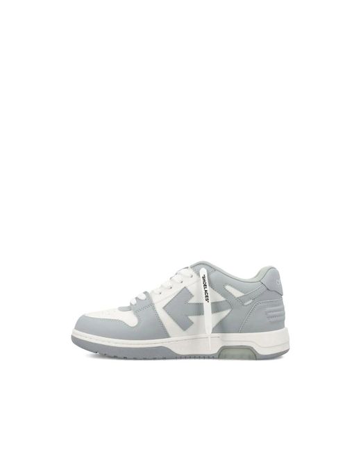 Off-White c/o Virgil Abloh Gray Low-Top Out Of Office Sneakers For for men