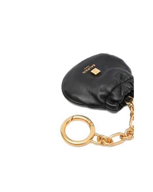 Balmain Black Keyrings & Chains