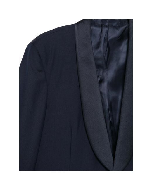 Canali Blue Suit Wool for men