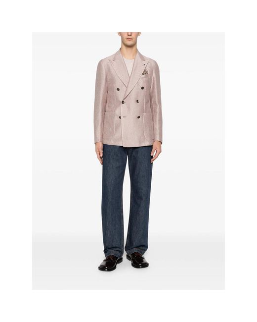 Tagliatore Pink Jacket for men