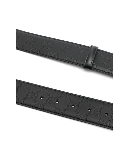 Gucci Black Belts for men