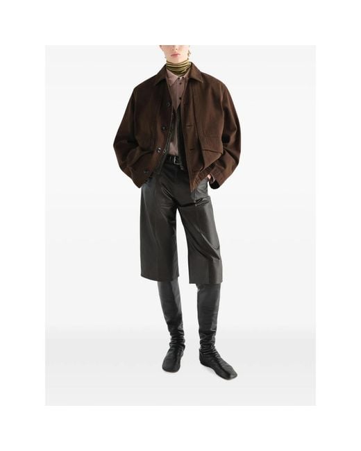 Lemaire Brown Boxy Jacket for men