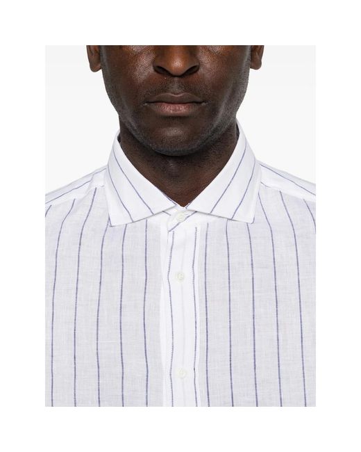 Brunello Cucinelli White Casual Shirts for men