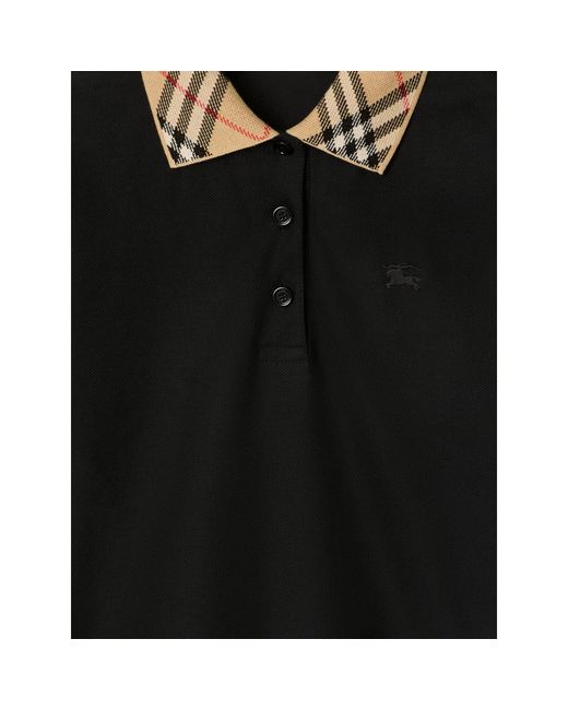Burberry Black Polo Shirts