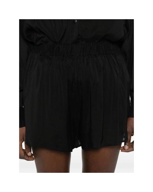 Bondi Born Black Elasticated-Waist Shorts