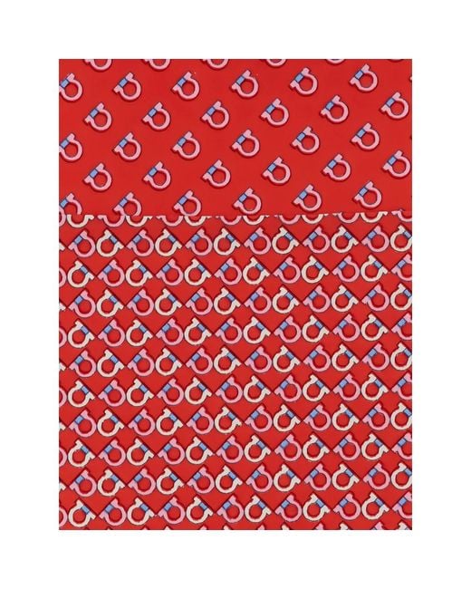 Ferragamo Red Ties & Bow Ties for men