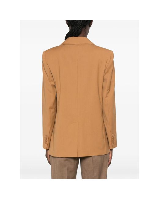 Max Mara Brown Neutrals Jackets
