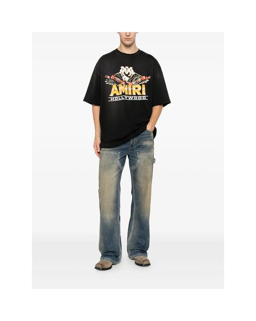 Amiri Black T-Shirt for men