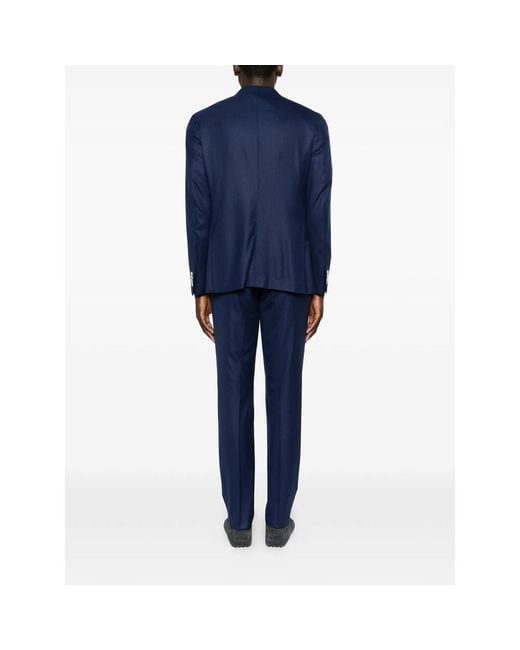 Isaia Blue Suits for men