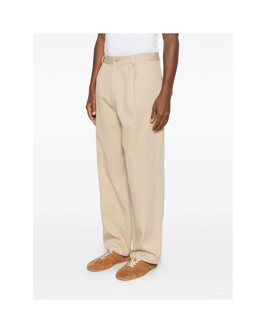 A.P.C. Natural Straight Trousers for men