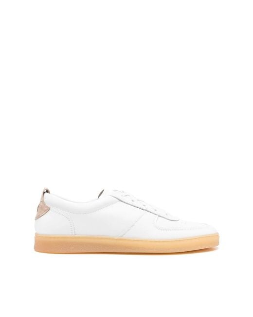 Henderson White Leather Sneakers for men