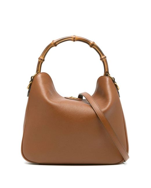 Gucci Brown Medium Diana Tote Bag