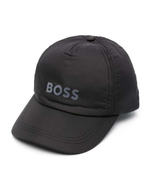 Boss Black Logo-Print Baseball Cap for men