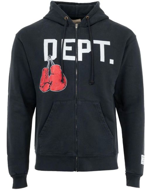GALLERY DEPT. Blue Boxing Merch Zip Hoodie for men